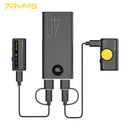 7RYMS iRay DW10 Mini Microfone sem fio multifuncional para câmera, smartphone, computador, vlog, transmissão ao vivo, entrevista