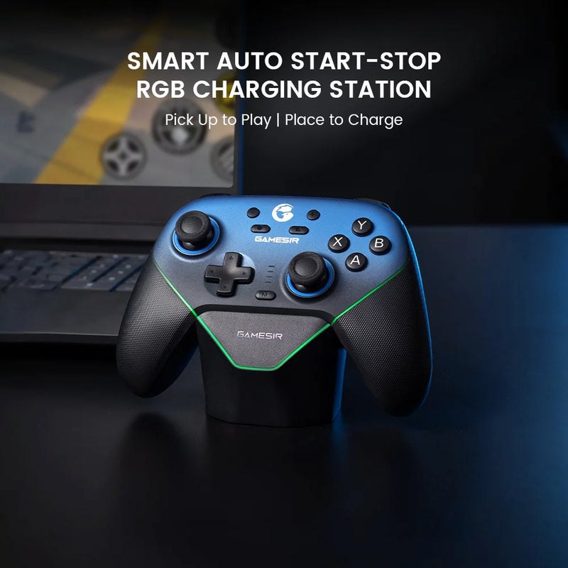Controle sem fio GameSir Super Nova Switch com dock de carregamento, joystick de PC com efeito Hall para Nintendo Switch 2, iPhone e Android