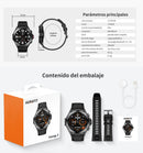 AM18 Smartwatch AURAFIT ENERGY 2 Masculino, 1,43" AMOLED, 150+ Modos Esportivos, Monitor Saúde relógio inteligente, Android/iOS