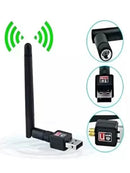 Adaptador WiFi USB 150Mbps 2.4GHz Com Antena USB 802.11n/g/b USB LAN Placa de Rede Sem Fio para Computador
