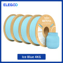 Filamento PLA fosco ELEGOO 1 kg, filamento FDM para impressora 3D de 1,75 mm, precisão dimensional de +/- 0,02 mm, bobina de papelão de 1 kg (2,2 lbs)