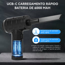 Aspirador de pó portátil USB recarregável sem fio para limpeza de computadores, laptops, carros, teclados e ventiladores. Capacidade de limpeza: portátil.