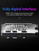 Placa de vídeo JIESHUO Radeon GTX750 e  RX590 8G com memória GDDR5, PCIe 3.0 x16 e DVI/DP.