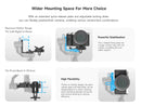 Gimbal FeiyuTech SCORP Mini 3 Pro com alça remota removível e rastreamento AI 4.0 para câmeras mirrorless, câmeras de ação e smartphones.