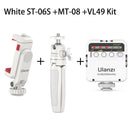 Suporte vertical para celular Ulanzi ST-06S para câmera DSLR, monitor, tripé, braçadeira para gravação de vlogs com smartphone