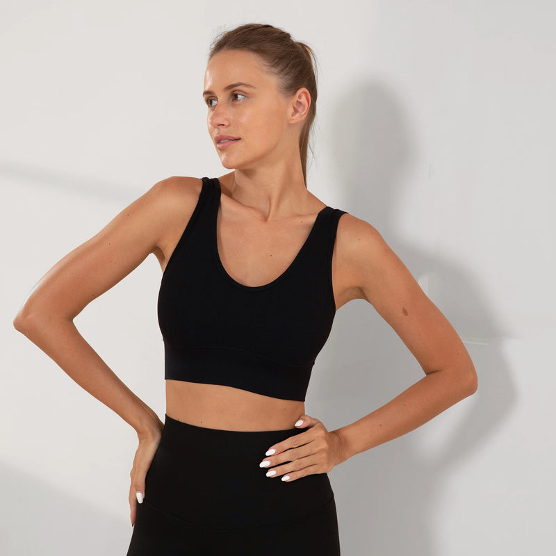 Academia, Roupas de ginástica femininas, Sutiãs esportivos, Sutiãs femininos sem costura, sem bojo, Brasil