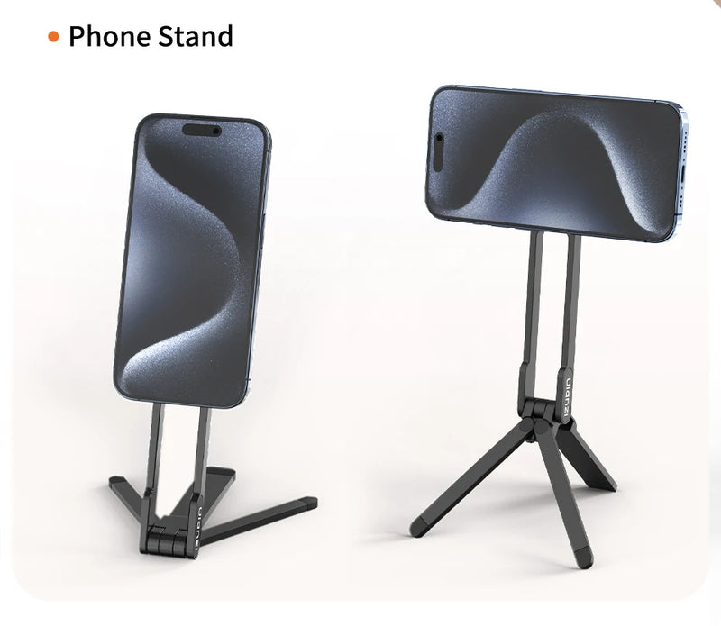 Ulanzi MA30 Magsafe Phone Tripod Dual-sided Magnetic Phone Holder Phone Stand for Iphone 16 15 Outdoor Travel Vlog LiveStreaming