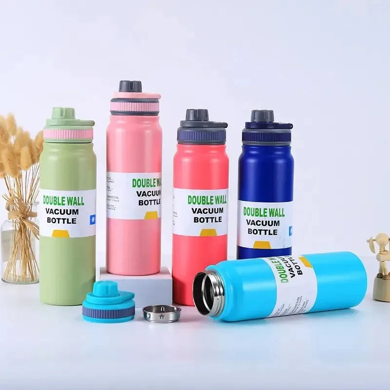 Garrafa Térmica em Aço Inox 800ml Tampa Com Bico e Com Peneira - Gelado ou Quente