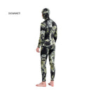 Roupa de mergulho camuflada HOT 3mm, roupa de pesca submarina, mergulho, manga comprida, fissão de neoprene, submersível, para homens, manter aquecido, tops e calças