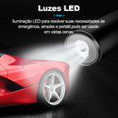 Bomba de ar portátil E-ACE para carro, com bateria de 6000mAh, 12V e 150PSI, sem fio/com fio, para pneus de bicicleta, bolas e motos.