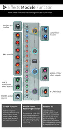 M-VAVE Yuimer KPTPRO 2025 NOVO Pedal de Efeitos para Guitarra TANK G Atualizado para Guitarra e Baixo Multiefeitos, Tank G, TANK B, TANK MINI