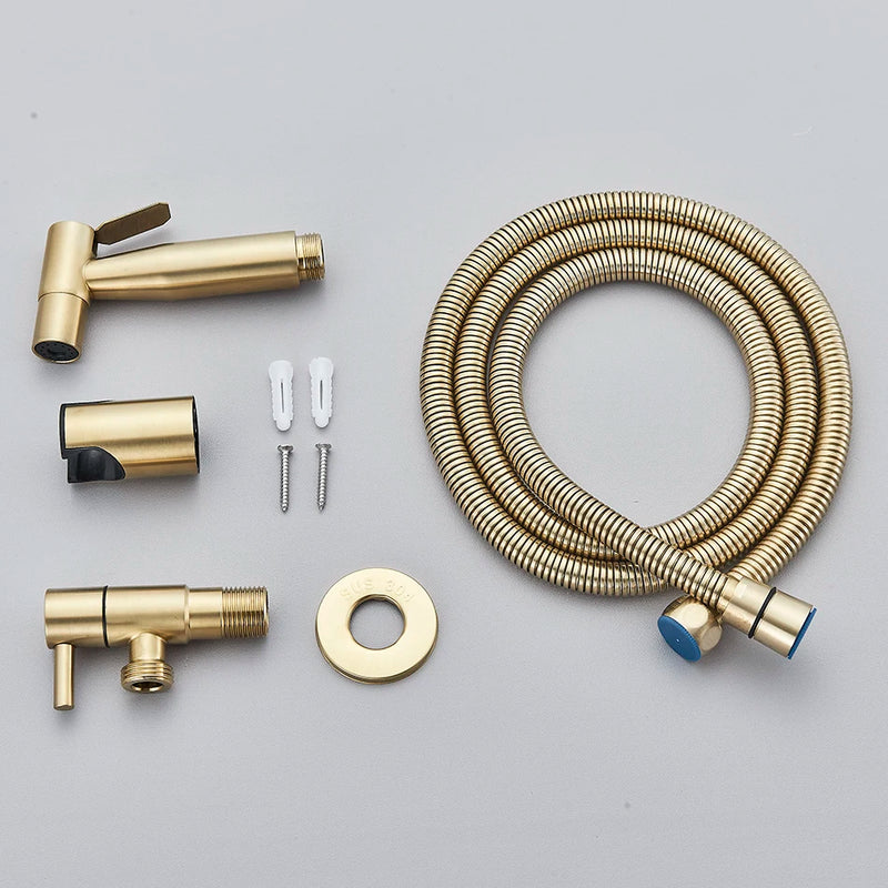 Torneira para bidê de banheiro Uythner, torneira de latão, misturador, chuveiro de água fria, pulverizador, torneira, torneiras para vaso sanitário, alça para vaso sanitário, jato