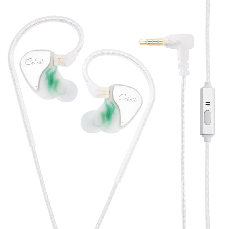 Novo fone de ouvido intra-auricular Kinera Celest Wyvern com cabo de microfone boom destacável IEMs Gaming Mic Headset Envio do Brasil