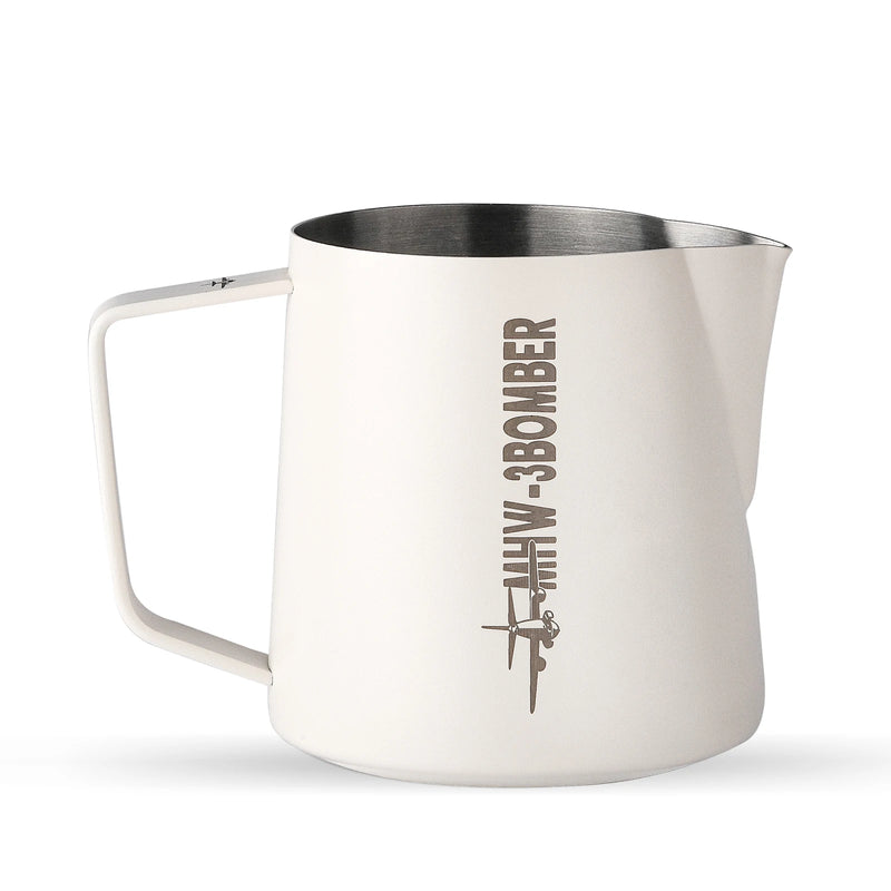 Jarra para vaporização de leite rosa MHW-3BOMBER, 500/600ml, jarra para arte em latte, aço inoxidável, xícara de expresso, utensílios para vaporização de leite