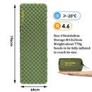 Colchonete Inflável Naturehike 3.2/4.6/5.8/6.5/8.8 R Value Ultraleve Camping Colchonete Inflável para Área Externa Colchonete À Prova de Umidade