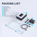 Bomba elétrica portátil mini TOPUMP AS200PRO para bicicleta, inflador de pneus sem fio, pressão máxima de 120 PSI, bateria de 450 mAh, carregamento rápido de 30 minutos.