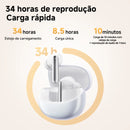 Fones de ouvido QCY MeloBuds Pro ANC Bluetooth 5.3 sem fio 46dB híbrido ANC Hi-Res LDAC fones de ouvido 6 microfones 34h detecção intra-auricular