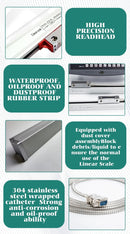 DRO-3V e 3 Encoders de alta precisão de 0 a 800 mm para fresadora, máquina de eletroerosão, mandriladora, régua de grade, display de leitura digital