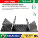 Brasil Teclado dobrável bluetooth mini teclado bluetooth com teclado touchpad sem fio teclado português brasileiro/inglês