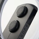 Luminária G Led RGB com Carregador por Indução, Despertador e Caixa de som Bluetooth para Mesa de Escritório