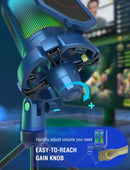 Microfone para jogos USB FIFINE A6V, premiado microfone com design iF, filtro pop/suporte anti-choque, som HD de 192 kHz e RGB para PC/PS4/5/Mac