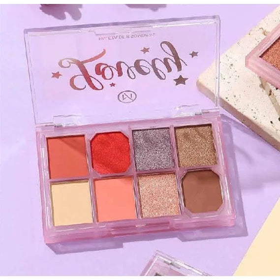 Paleta de Sombras 8 Cores Lovely Mylife MY8519
