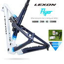 Quadro de carbono LEXON FLYER XC 29er 2215g Suspensão total Curso de 120mm Trava remota Boost Suporte para canote retrátil 15 17 19 21 polegadas