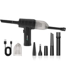 Aspirador de pó portátil USB recarregável sem fio para limpeza de computadores, laptops, carros, teclados e ventiladores. Capacidade de limpeza: portátil.