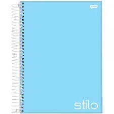 Caderno Universitário Tom Pastel Capa Dura 80 Folhas 27,5x20 cm