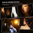 Lanterna de videografia com zoom Ulanzi LM07 Luz de fotografia bicolor Brilho regulável Videolight 2000-8000K CCT para exteriores