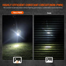 Lanterna tática recarregável Wurkkos TD01C 21700 LED USB-C 1800lm, alcance de 1000 m, IPX8, à prova d'água, com interruptor traseiro