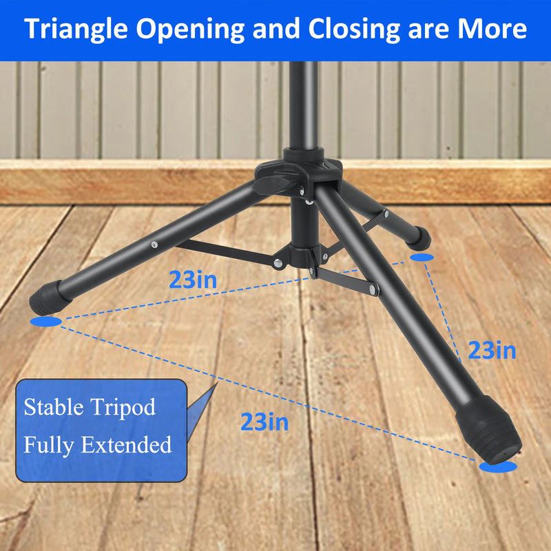 Suporte de tripé para projetor SH - Tripé para laptop com altura ajustável, mesa de apoio para DJ, suporte de mesa para computador ao ar livre para palco ou estúdio