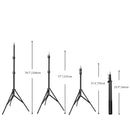 Tripé extensível SH 190 cm com parafuso de 1/4 e rodas, controle remoto Bluetooth para câmera DSLR, smartphone, luz de preenchimento, microfone, tripé