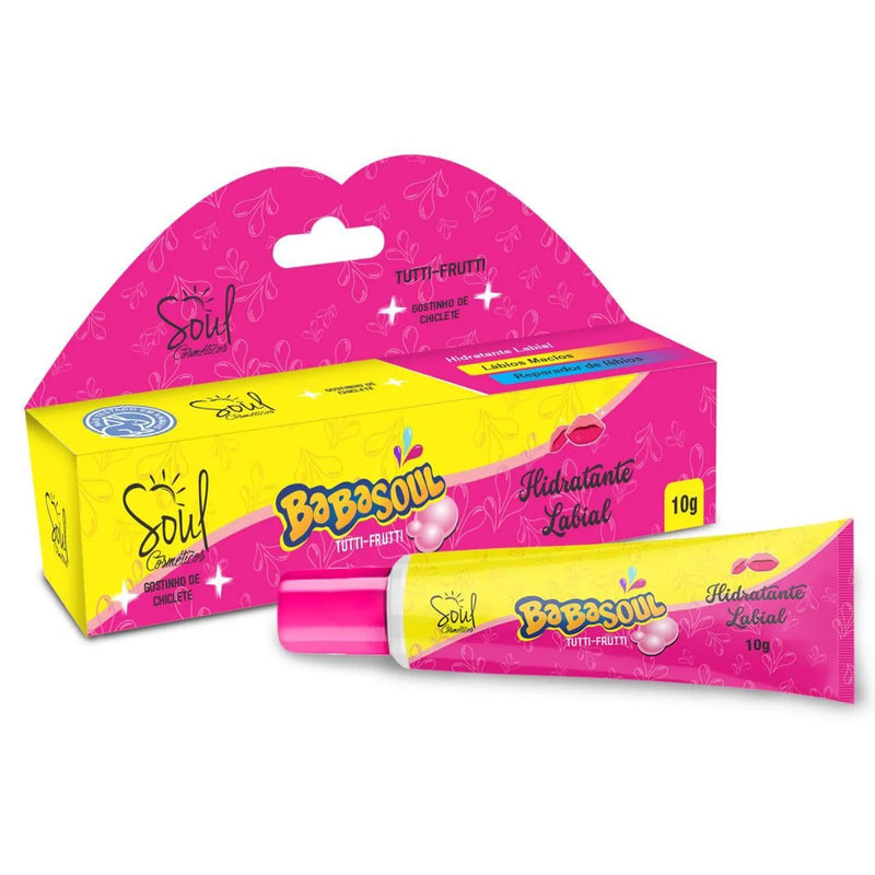 Kit C/3 Hidratante Labial Smell Gum Gum Tutti-Frutti Babasoul Soul Cosmetics