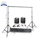 SH Novo Kit de Suporte para Fundo de Foto 2X2M 2X3M 2,6X3M com Ajuste de Altura para Estúdio Fotográfico com Clipe