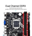 Placa-mãe SZMZ H61 LGA 1155 H61M H61 LGA1155 DDR3 PC Motherboards 1155 mainboard H61