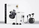 Fones de ouvido QCY MeloBuds Pro ANC Bluetooth 5.3 sem fio 46dB híbrido ANC Hi-Res LDAC fones de ouvido 6 microfones 34h detecção intra-auricular