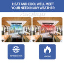 Aspligo MX Shipping RV Ar condicionado elétrico de teto 12V/24V CoolinNew Energy para estacionamento de caminhões, trailers e caravanas