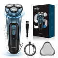 Sejoy Barbeador Elétrico para Homens Barbeadores Elétricos Recarregáveis Rotativos Barbeador Portátil de Viagem Ideia Presente Aparador de Barba
