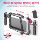 Capa protetora universal para smartphone Ulanzi Lino com alça lateral para iPhone 16, 15, 14, 13, 12 Pro Max, Samsung, Xiaomi e OPPO