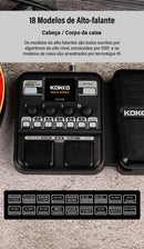 Pedal de guitarra KOKKO com efeito sintetizado, 18 modelos de amplificadores, IR 512, sampler Dot, bateria eletrônica e função de loop. Acessórios para guitarra KMF-1.