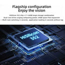 Projetor Horlat 4K UHD de 35000 lúmens com Android 12, Wi-Fi 6, Bluetooth 5.2 e 64 GB de RAM, resolução nativa de 1080p Full HD, ideal para home theater e filmes na Netflix.