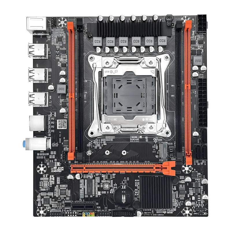 Placa-mãe SOYO X99 para jogos com processador Xeon LGA2011-3 2680 V4 e 16 GB de memória RAM DDR4 de 2133 MHz (2x8 GB) para computadores desktop.