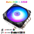 Cooler Fan Radiador Resfriamento Wovibo com 6 Heatpipes 120mm CPU Ultra Slim PWM 4 pinos LGA 115X 1200 1700 2011 X79 X99 AM4 AM5