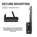 Braço de suporte de parede para estúdio fotográfico, luzes estroboscópicas de vídeo, comprimento máximo de 53,9 polegadas / 137 cm, rotação horizontal e vertical