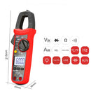 Alicate Amperímetro UNI-T UT204 Plus UT210E UT210D AC/DC Voltímetro Digital Amperímetro Alicate Multímetro Multitester Elétrico Profissional