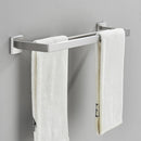 Acessórios para banheiro Toalheiro Aço inoxidável Toalheiro Acessórios para banheiro Prateleira de armazenamento Toalheiro duplo Dourado/Preto/Cromado