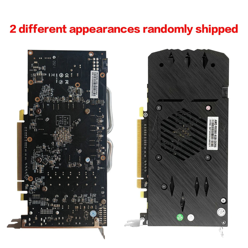 Placa de vídeo AMD RX 580 8GB 2048SP Gaming Graphics Card GDDR5 256Bit PCI Express 3.0 ×16 Radeon GPU para PC (Brasil)