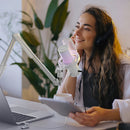 Microfone para jogos USB Comica Uni Pro com botão de cancelamento de ruído/RGB/balanço de ganho e microfone condensador para streaming de podcast