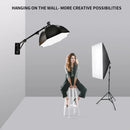 Braço de lança SH Heavy Wall Mount para estúdio fotográfico, luzes estroboscópicas de vídeo, comprimento máximo de 100 cm, rotação horizontal e vertical